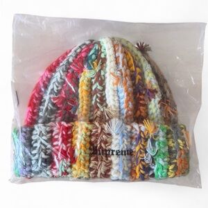 Supreme Hand Tied Knit Multicolor Beanie 🎨